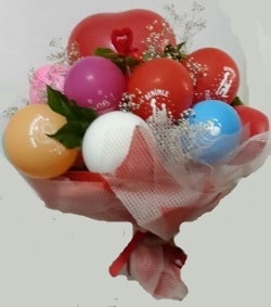 Benimle Evlenirmisin balon buketi Ankara uluslararas� �i�ek g�nderme